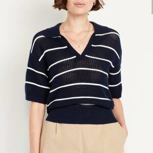 100% Cotton Polo Sweater